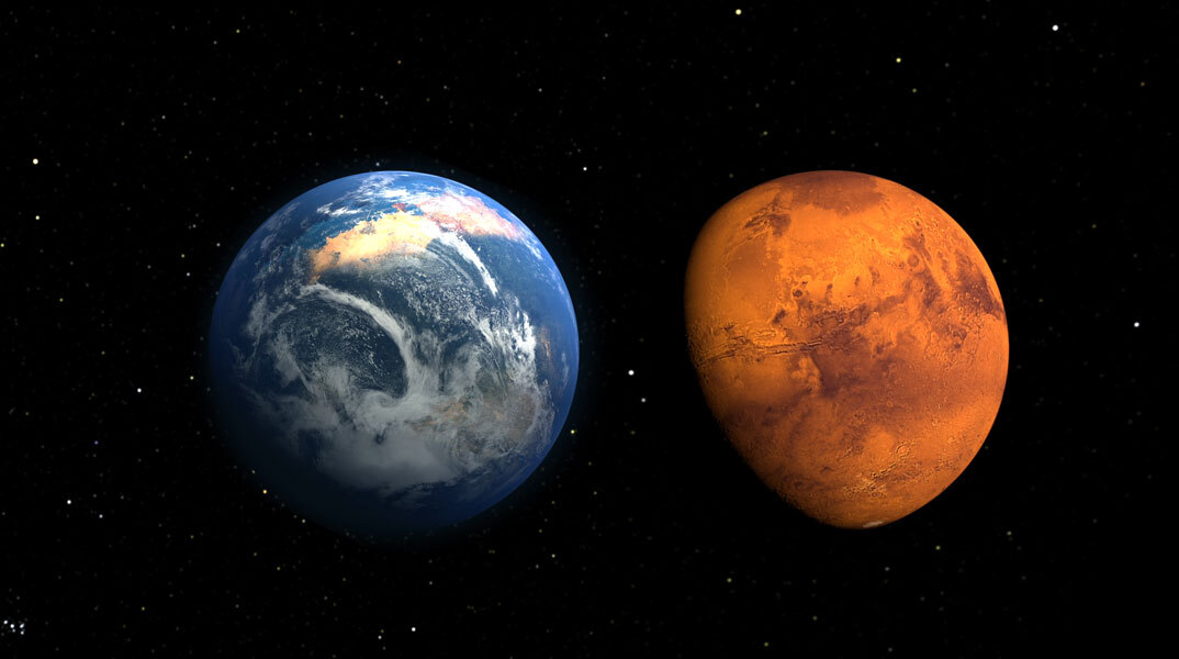 Επιστήμονες πιστεύουν ότι ο πλανήτης Άρης ήταν μπλε όπως η Γη