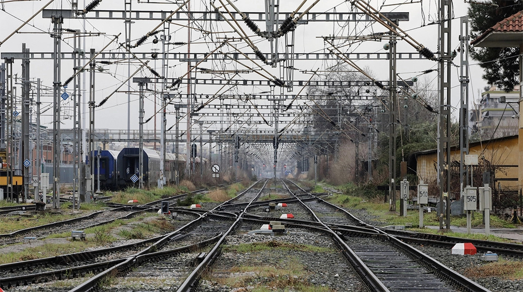 Γραμμές του τρένου στη Θεσσαλονίκη