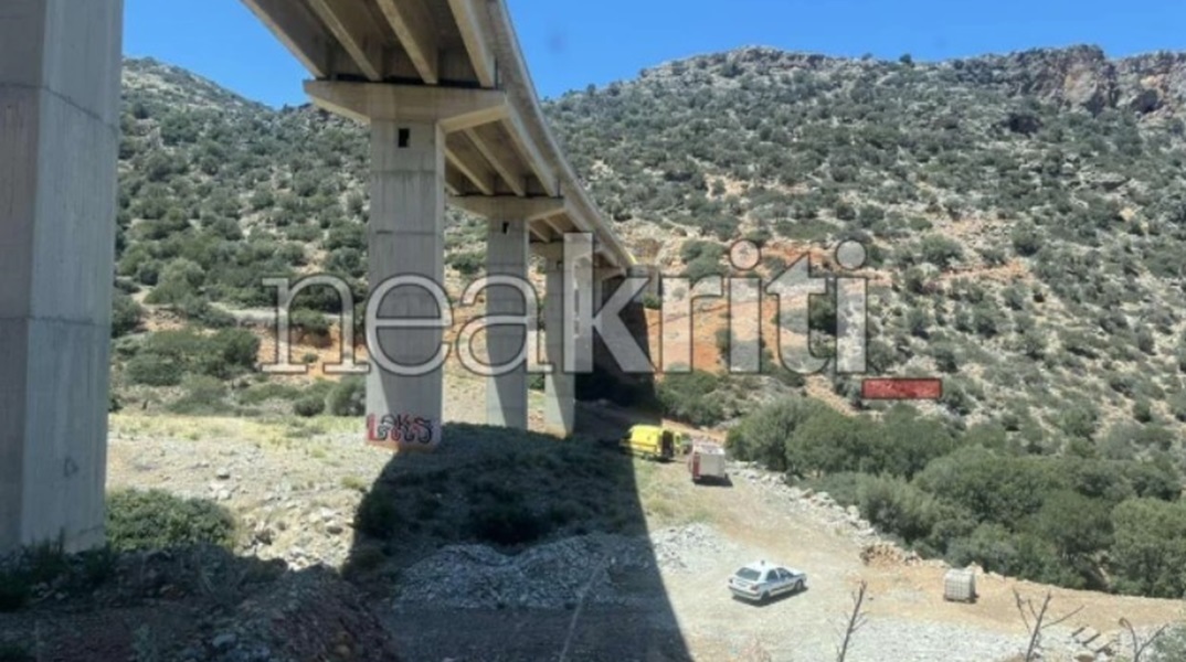 Η γέφυρα από την οποία έπεσε η 17χρονη στο Ηράκλειο Κρήτης 