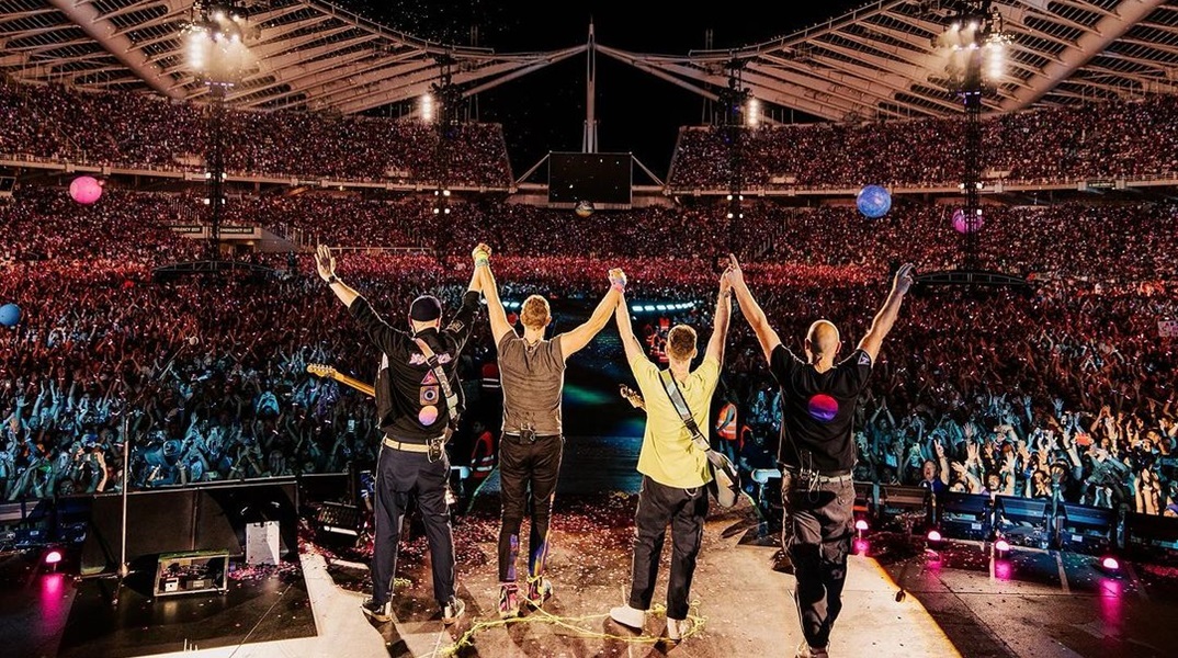 Το ευχαριστώ των Coldplay στο κοινό στο ΟΑΚΑ