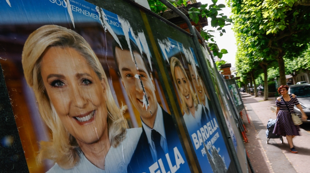 Εκλογές στη Γαλλία: Το κόμμα της Μαρίν Λεπέν με 34,2% καταλαμβάνει την πρώτη θέση 