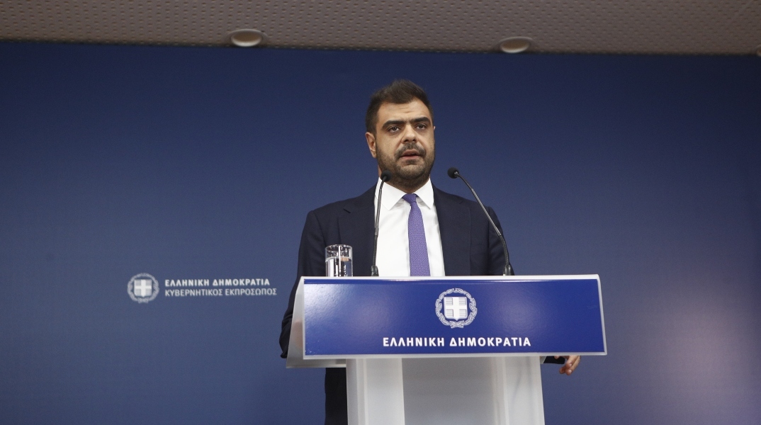 ο κυβερνητικός εκπρόσωπος Παύλος Μαρινάκης 