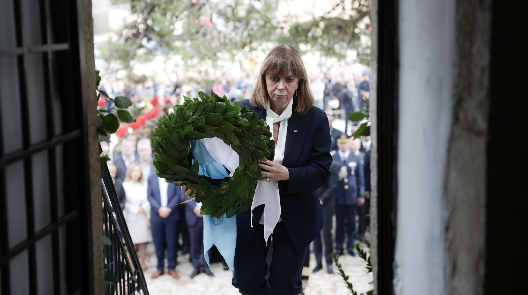 Η Πρόεδρος της Δημοκρατίας Κατερίνα Σακελλαροπούλου 