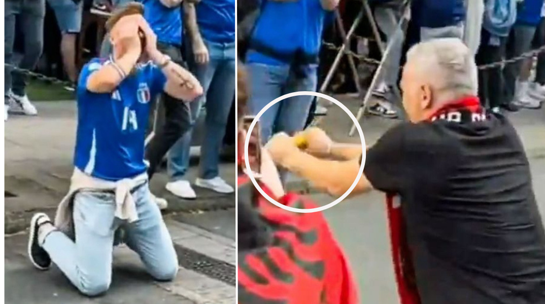 Euro 2024: Αλβανοί φίλαθλοι σπάνε μακαρόνια μπροστά στους Ιταλούς και γίνονται viral
