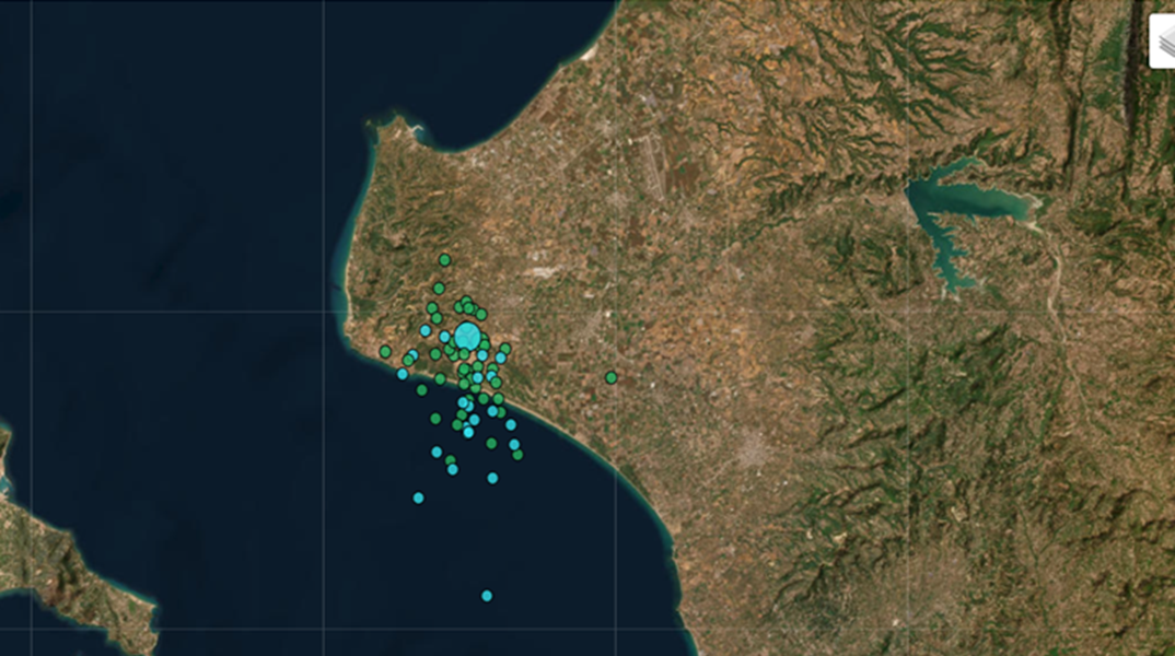 Πάνω από 55 μετασεισμοί μετά τον κύριο σεισμό στην Κυλλήνη
