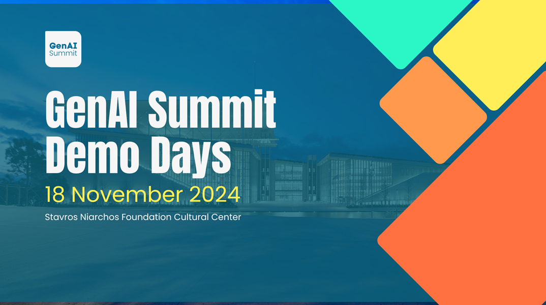 GenAI Summit 2024 - Demo Days: Η Τεχνητή Νοημοσύνη από τη Θεωρία στην Πράξη