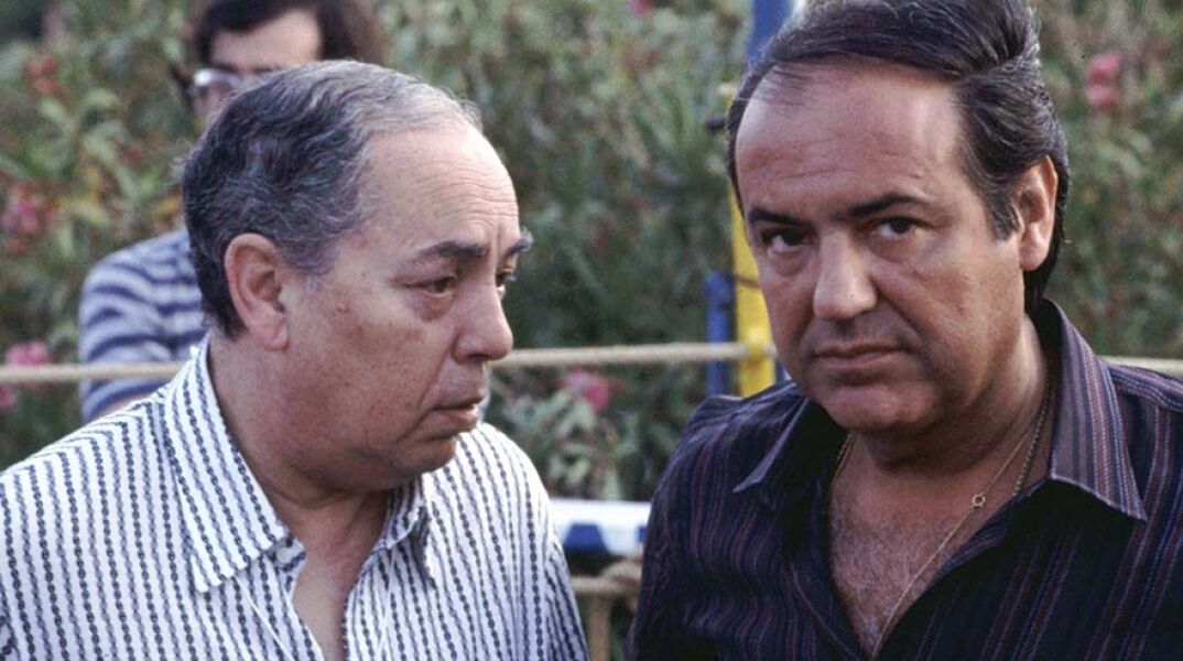30ό Ράλλυ Ακρόπολις 1983. Ο πρόεδρος της ΕΛΠΑ Αλέξανδρος Δαρδούφας (αριστ.), με τον Πορτογάλο Cesar Torres
