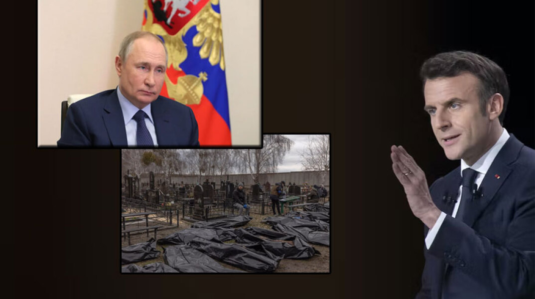 Ο Εμανουέλ Μακρόν σταμάτησε να επικοινωνεί με τον Πούτιν μετά τη σφαγή στην Μπούκα