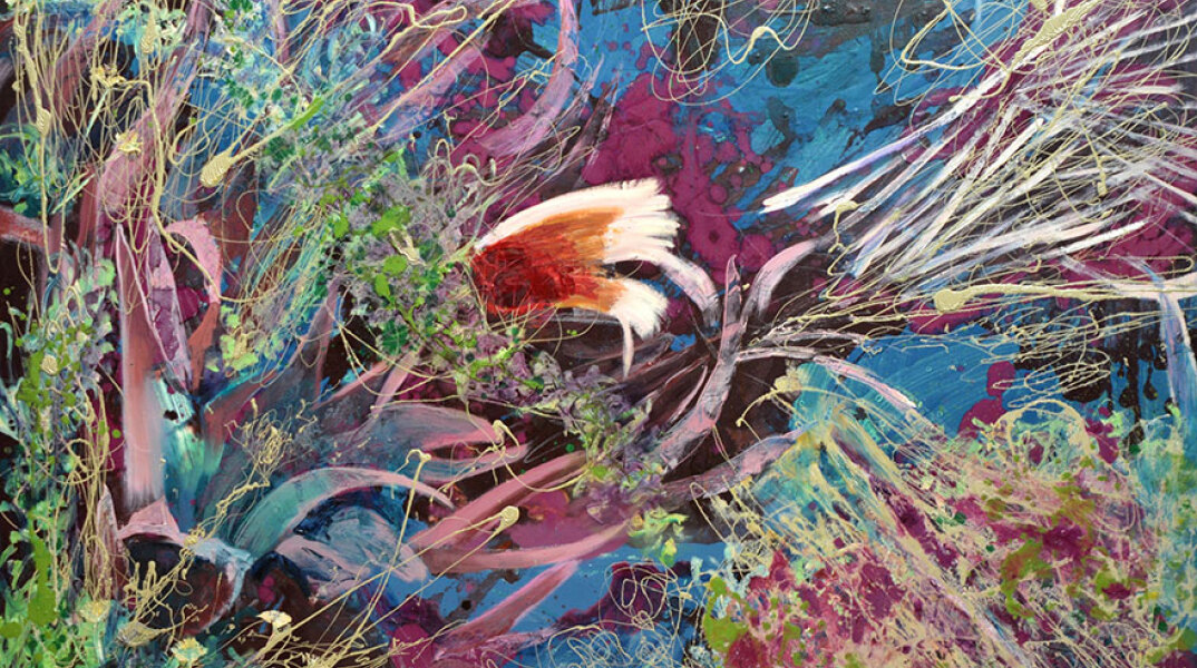Η Πένη Μαναβή με το «Flora Mirabilis» στην Art Appel Gallery