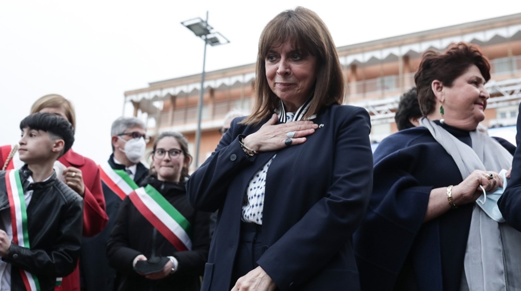 Η Πρόεδρος της Δημοκρατίας, Κατερίνα Σακελλαροπούλου, ευχαριστεί τους πολίτες στα ελληνόφωνα χωριά της Κάτω Ιταλίας