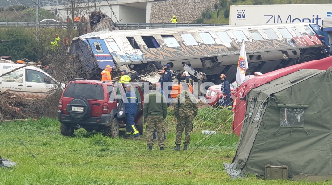 Σύγκρουση τρένων στα Τέμπη