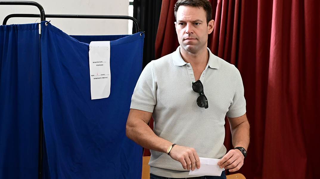 Ψηφοφορία για τις αυτοδιοικητικές εκλογές από τον Πρόεδρο του ΣΥΡΙΖΑ - Προοδευτική Συμμαχία Στέφανο Κασσελάκη, Κυριακή 8 Οκτωβρίου 2023