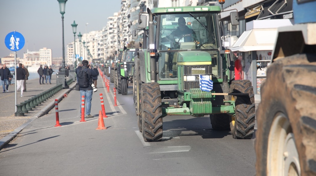 Τρακτέρ στη Θεσσαλονίκη για την Agrotica