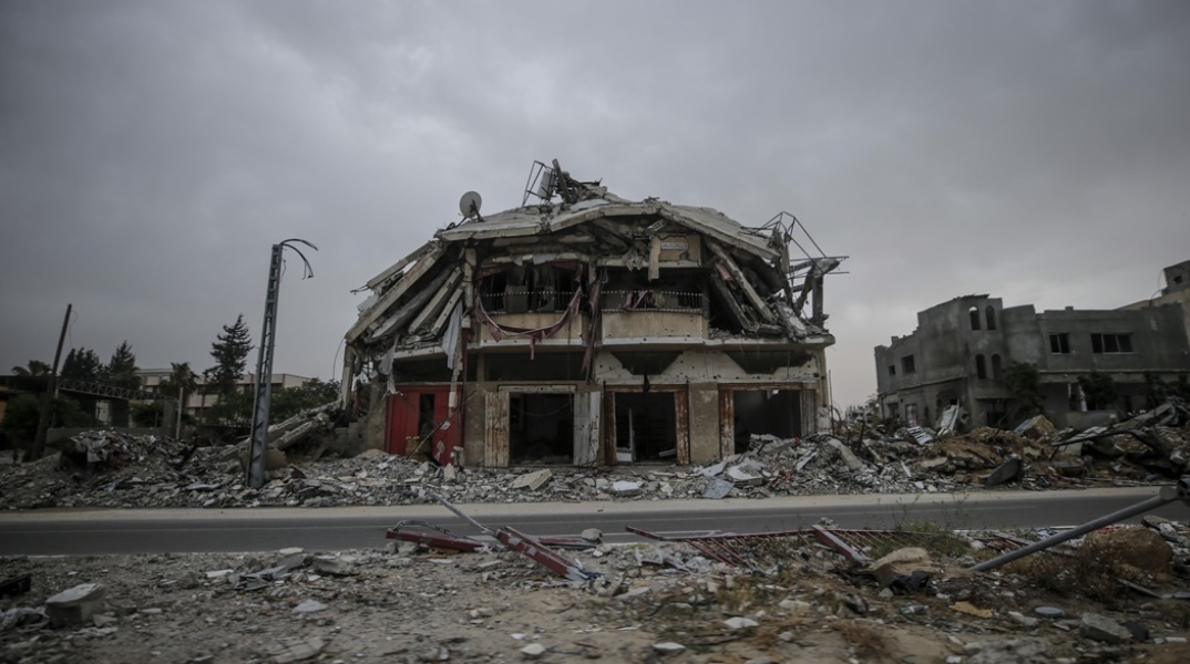 Βομβαρδισμένο σπίτι στη Γάζα