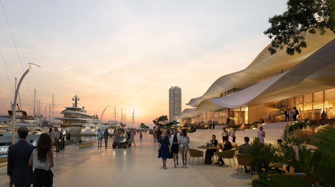 H Riviera Galleria φέρει την υπογραφή του κορυφαίου, διεθνούς φήμης Ιάπωνα αρχιτέκτονα Kengo Kuma
