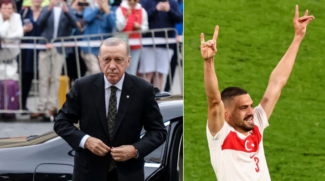 Euro 2024: Ο Ταγίπ Ερντογάν στο Βερολίνο για τον αγώνα Τουρκίας - Ολλανδίας μετά τις αντιδράσεις για τον χαιρετισμό των «Γκρίζων Λύκων» του Μερίχ Ντεμιράλ