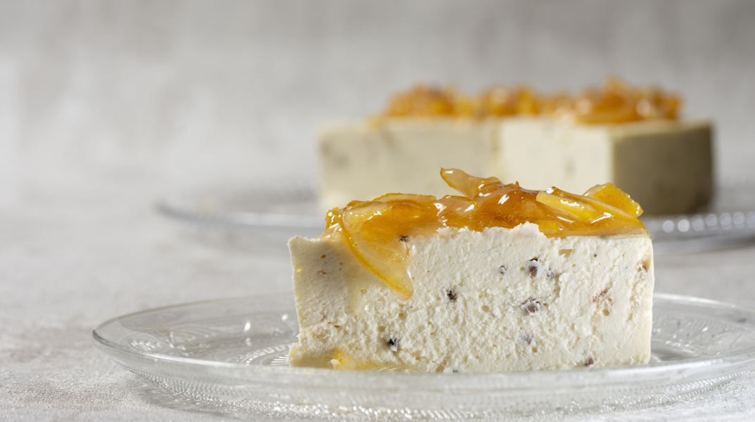 Cheesecake με τυρί μανούλι Καρπάθου