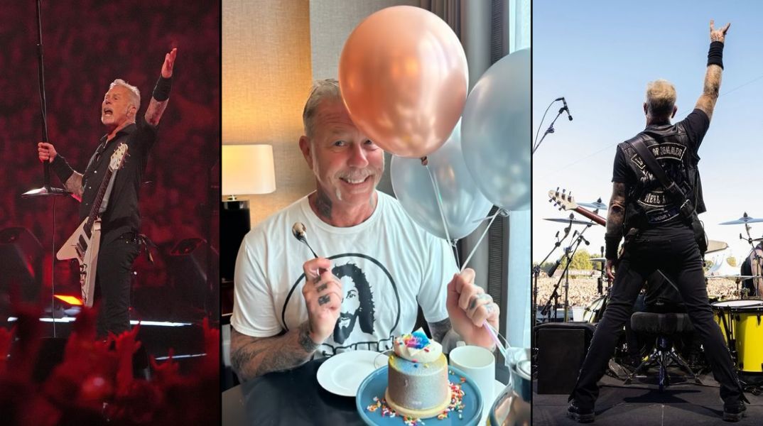 Τζέιμς Χέτφιλντ: 61 ετών ο frontman των Metallica - Γιόρτασε τα γενέθλιά του με a capella ερμηνεία του «Enter Sandman» έχοντας εισπνεύσει ήλιο. 