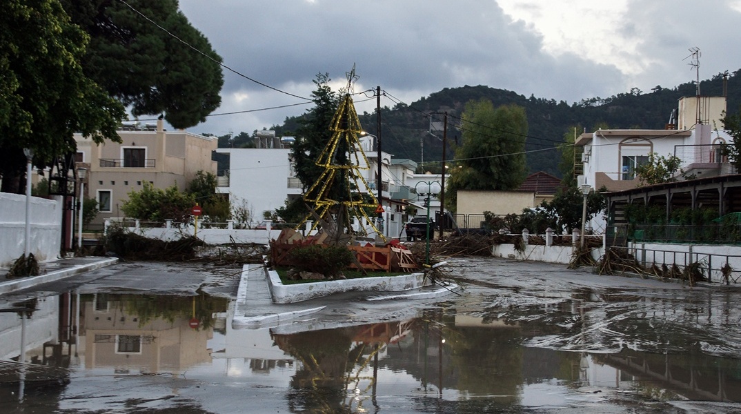 Κακοκαιρία στη Ρόδο