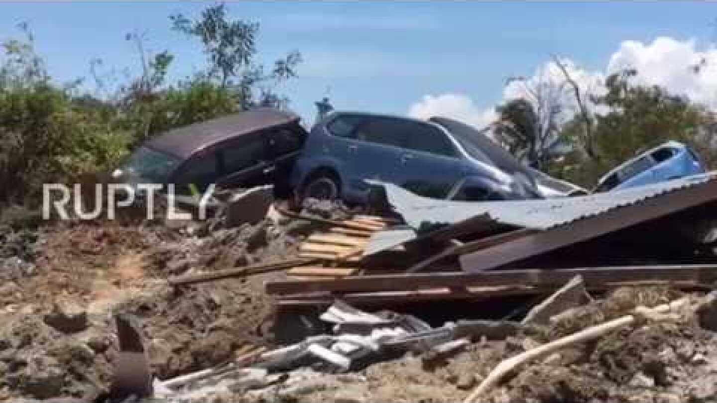 Indonesia: Buildings razed to the ground in quake-stricken Palu
