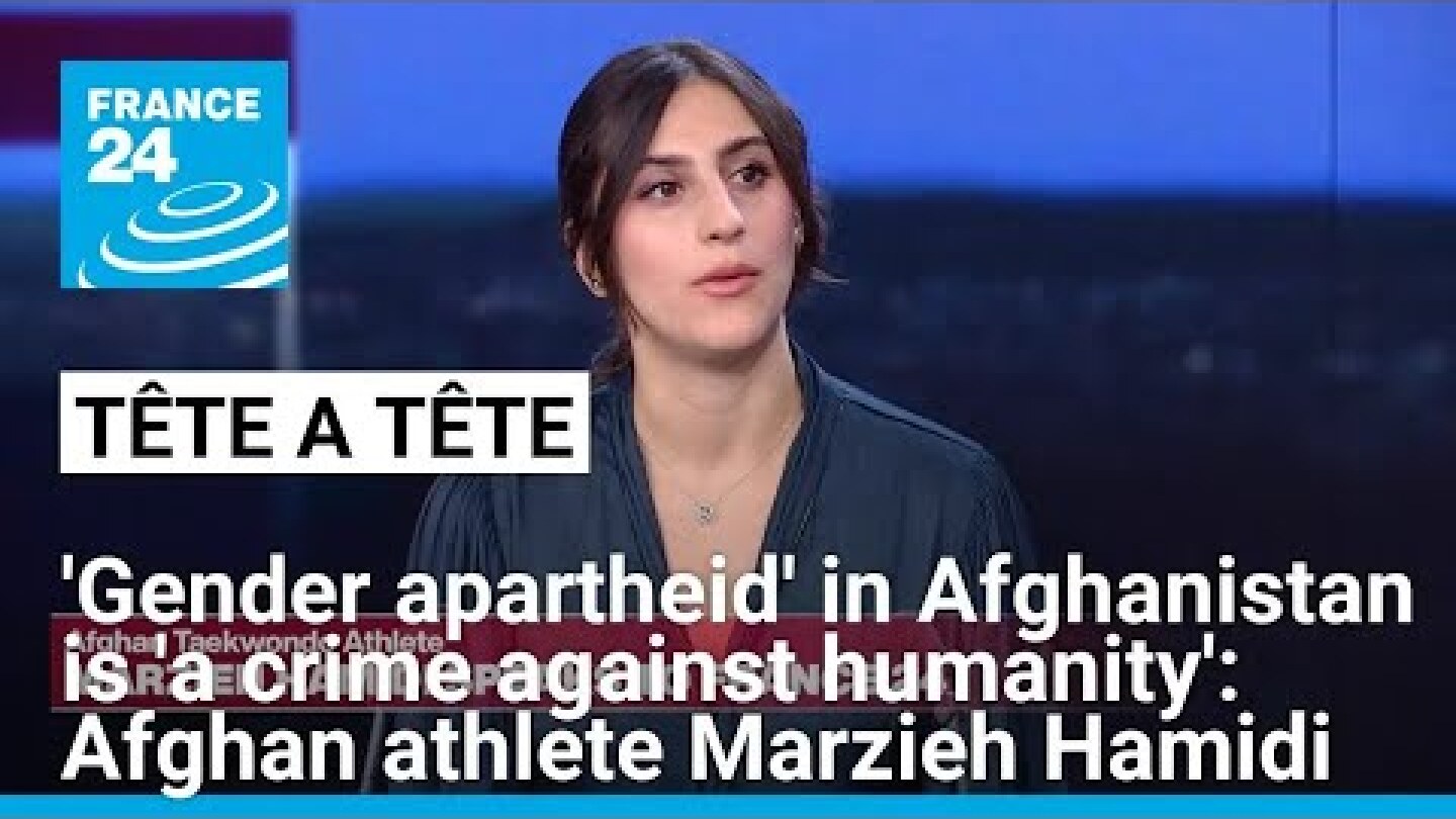 Afghan athlete under police protection slams gender apartheid as 'crime against humanity'