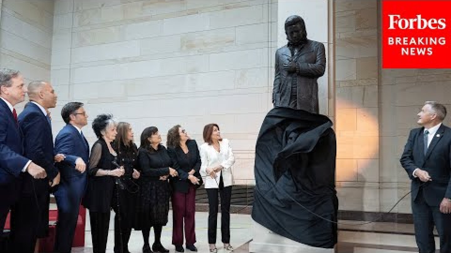 Congressional Leaders Unveil Statue Of Johnny Cash In Capitol Building's Emancipation Hall