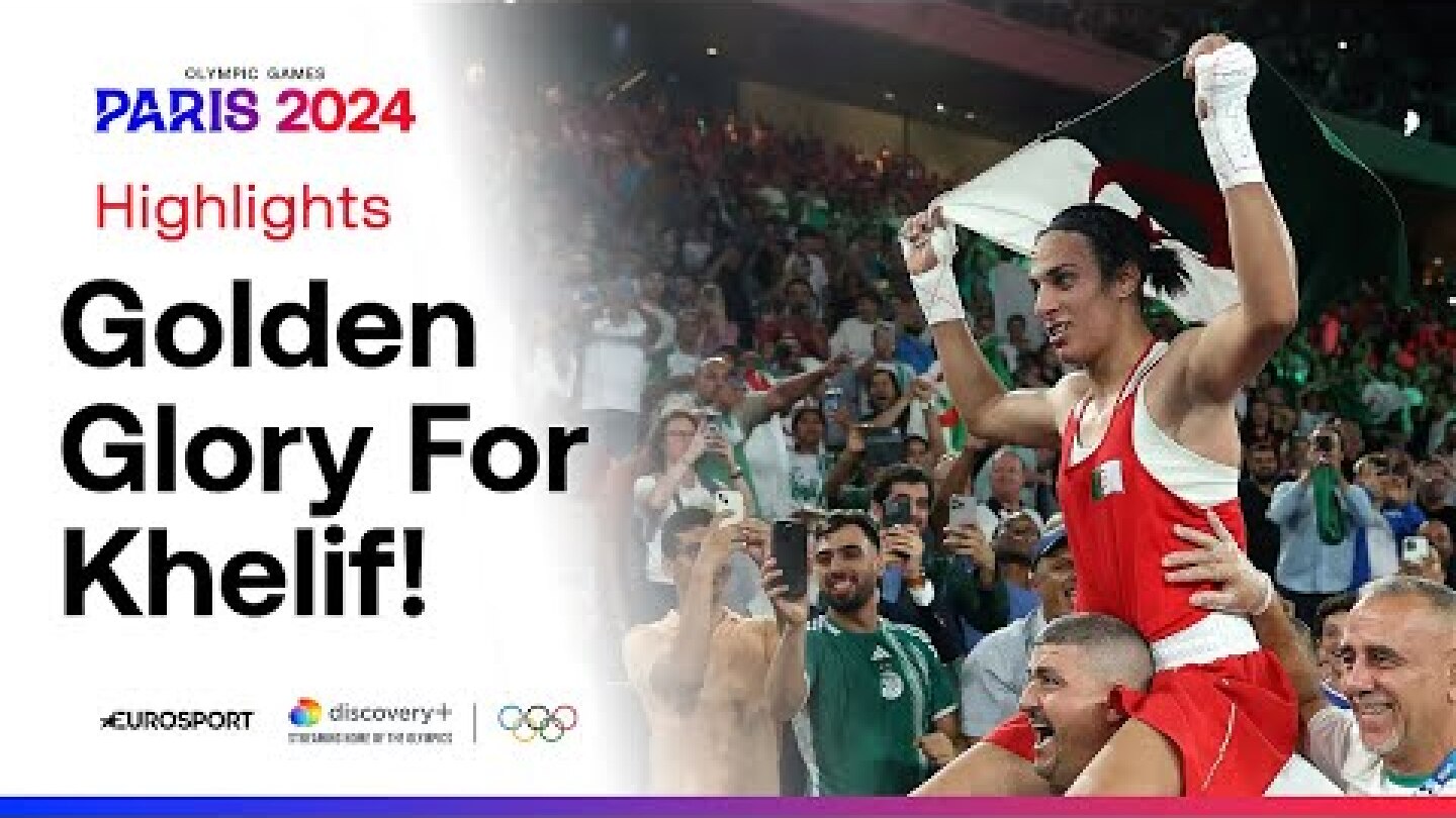 Algeria's Imane Khelif wins Olympic boxing gold in Paris 🇩🇿🥇 | #Paris2024 #Olympics