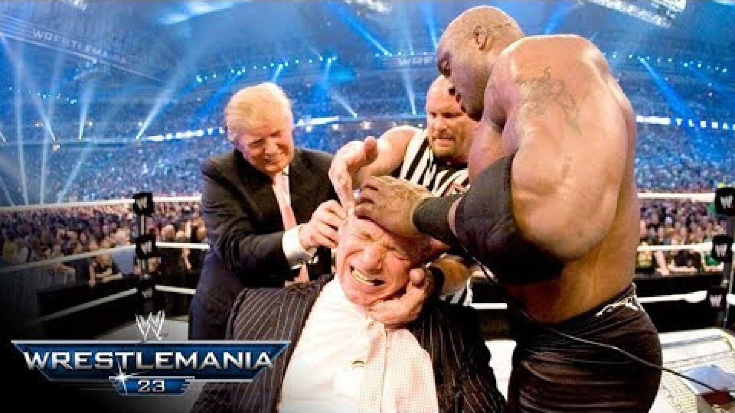 The Battle of the Billionaires takes place at WrestleMania 23