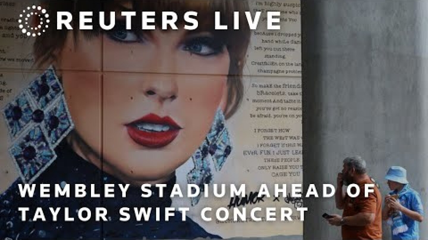 LIVE: Fans gather outside Wembley stadium ahead of Taylor Swift show