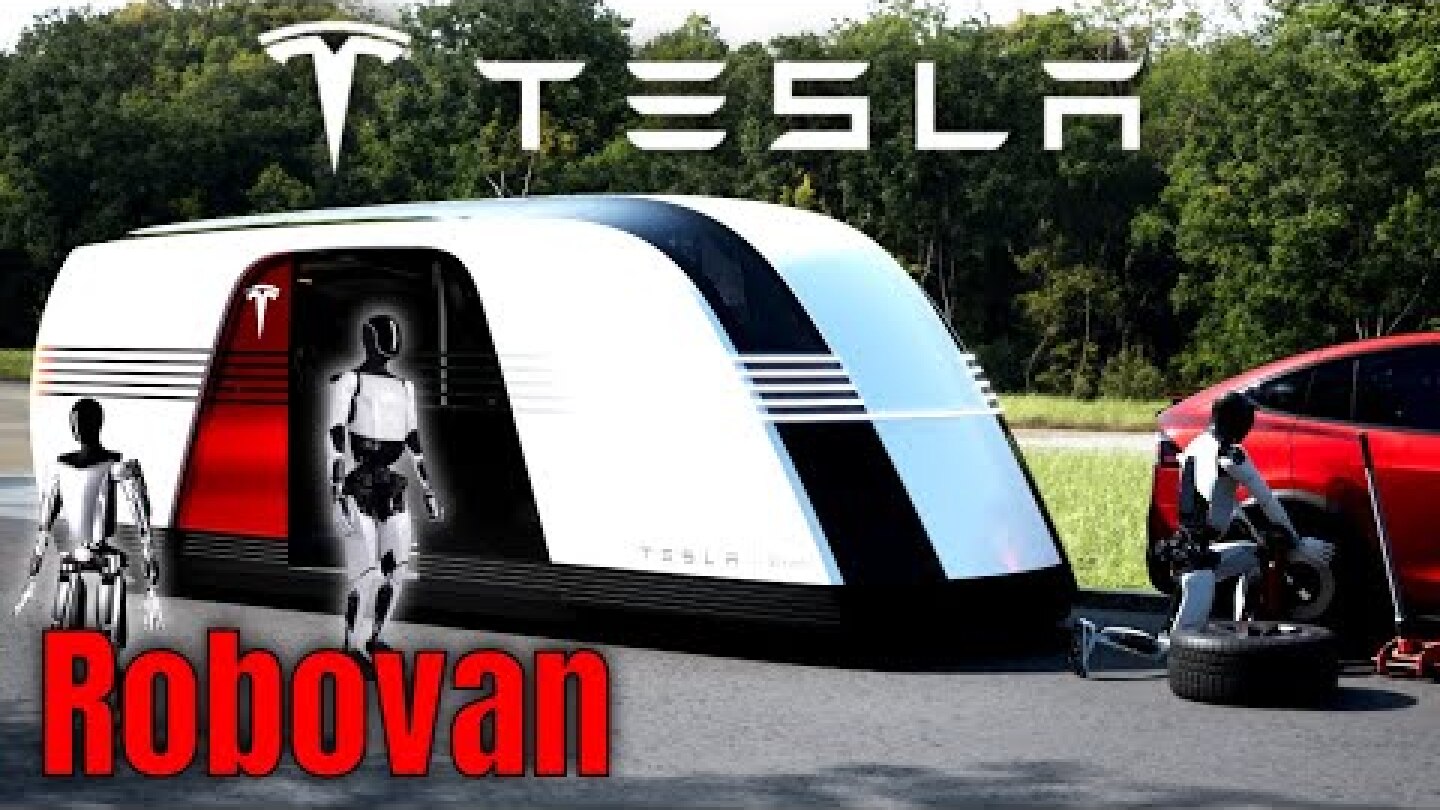 Tesla Robovan Bus Explained