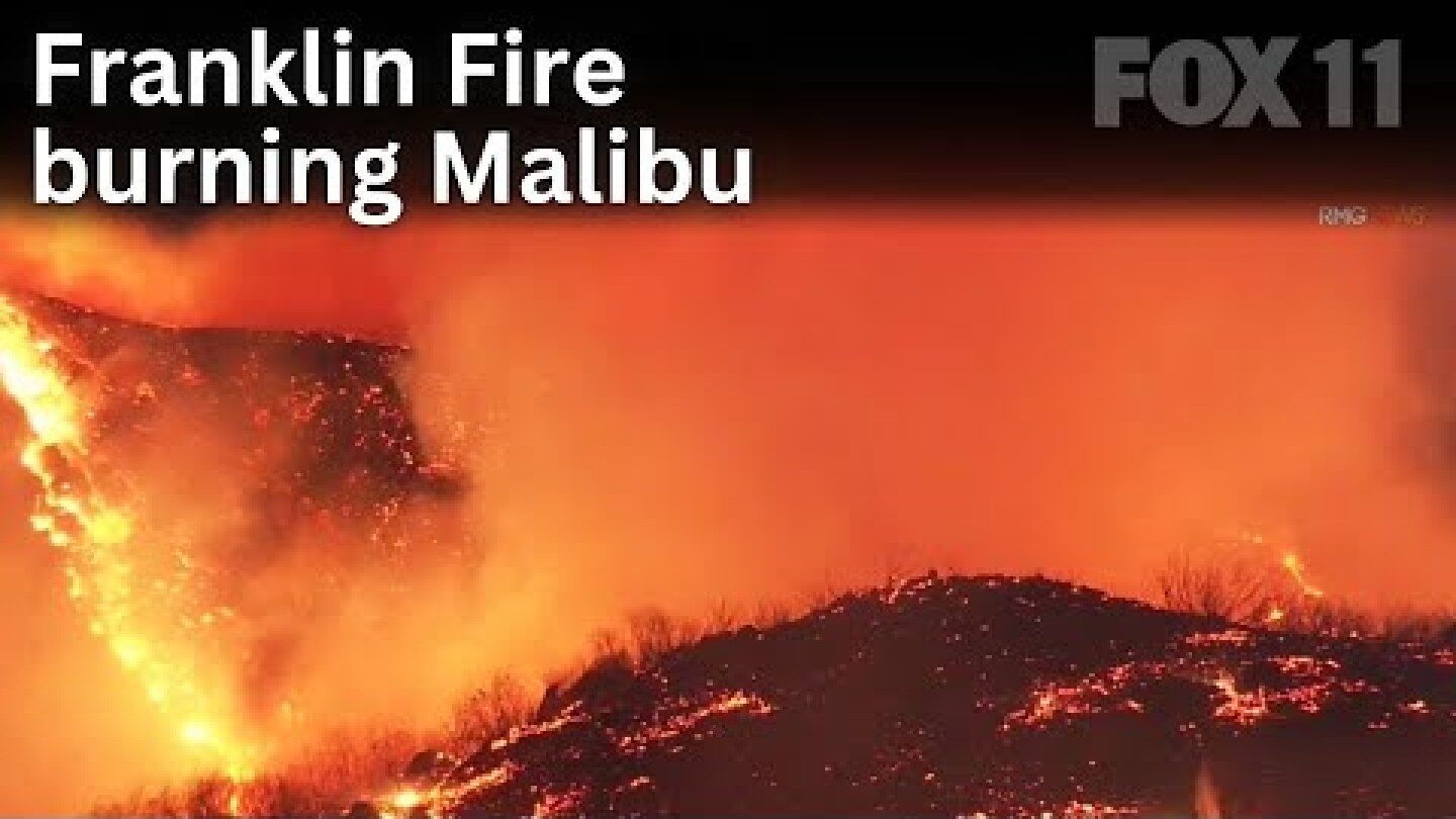 Franklin Fire forces evacuations in Malibu, cancels classes at Pepperdine