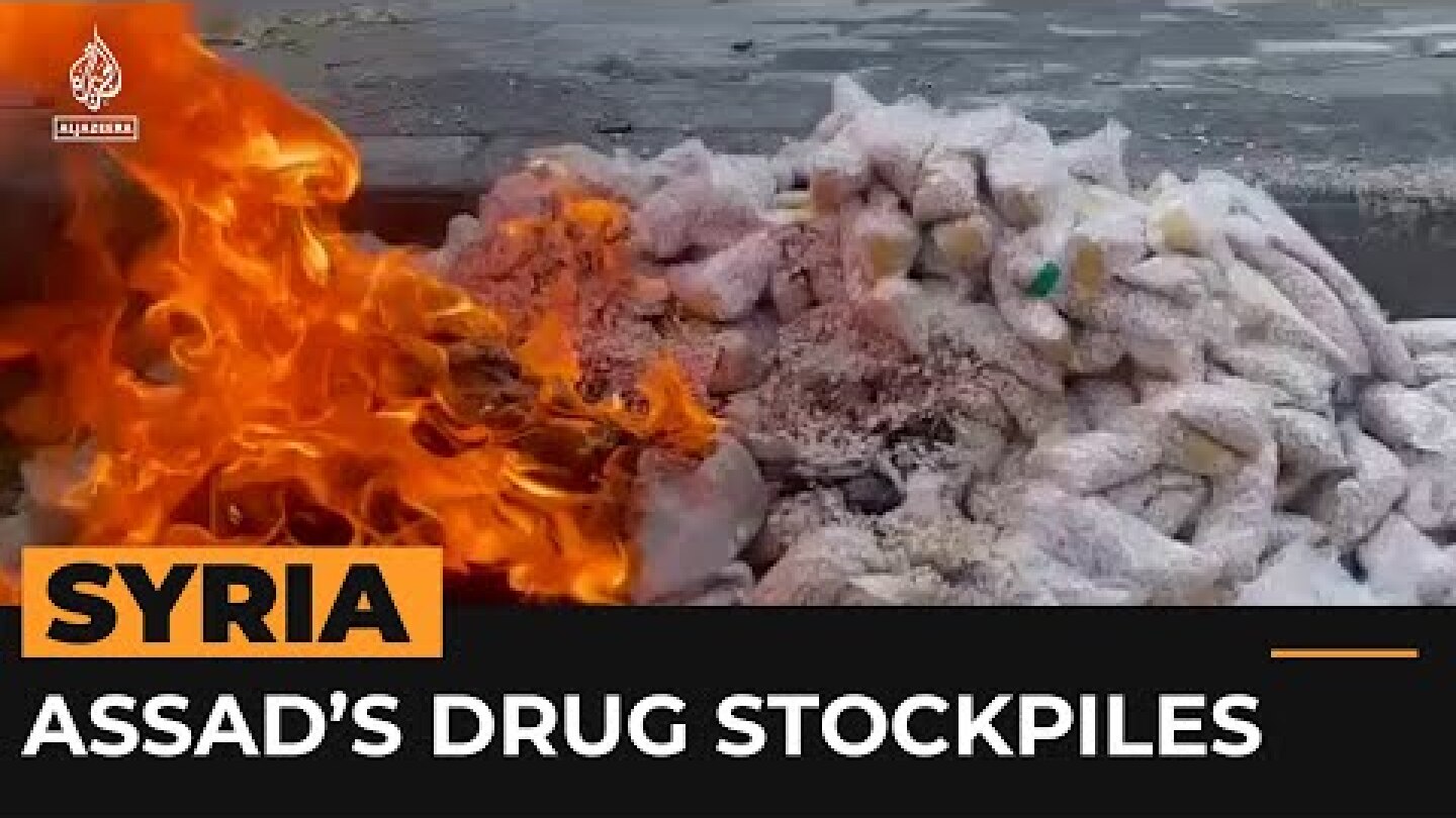 Captagon drug stockpiles uncovered in Syria | Al Jazeera Newsfeed