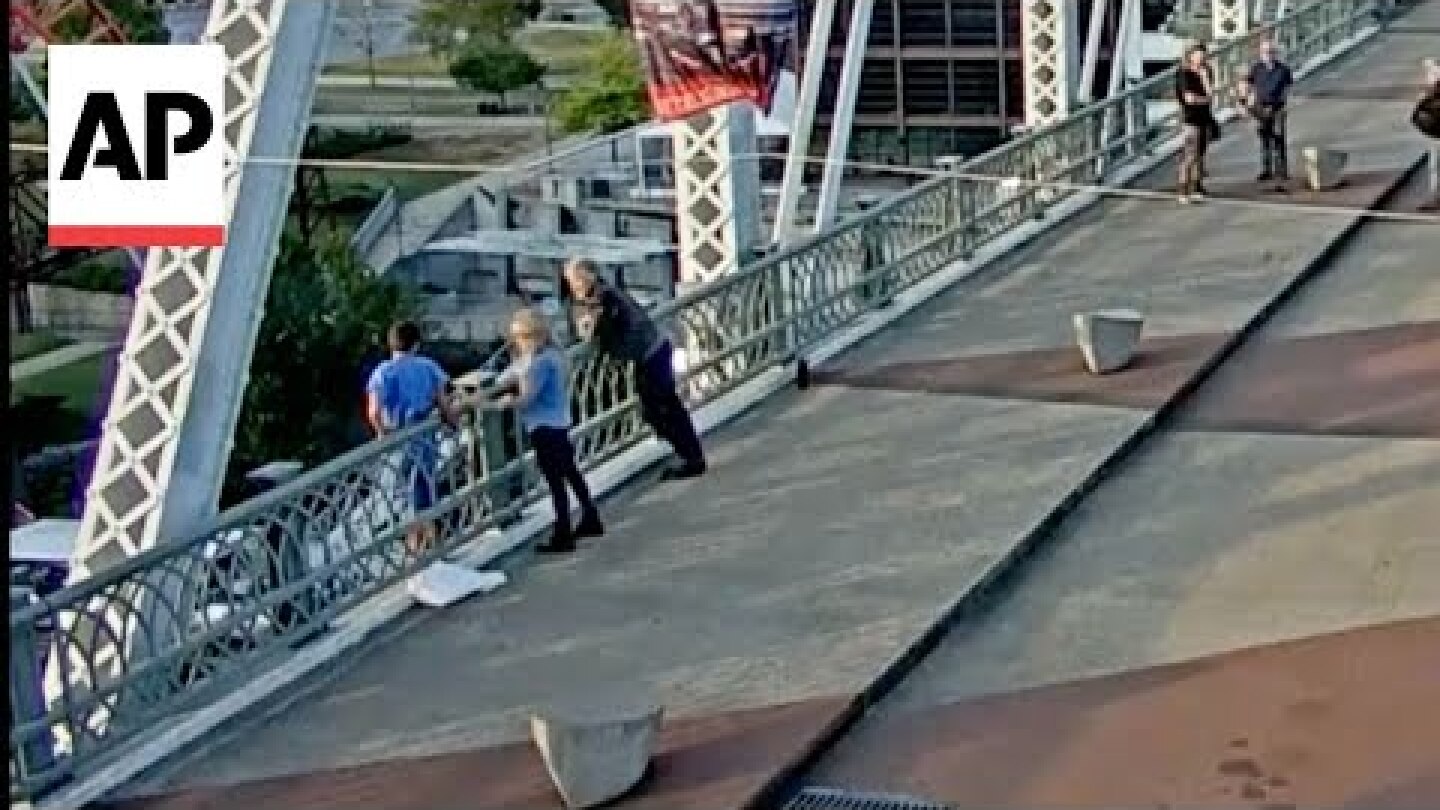 Jon Bon Jovi helps talk woman down from ledge on Nashville bridge