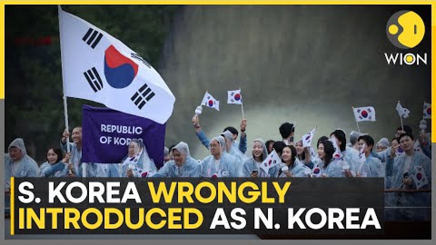 Paris Olympics 2024: South Korea wrongly introduced as North Korea | WION