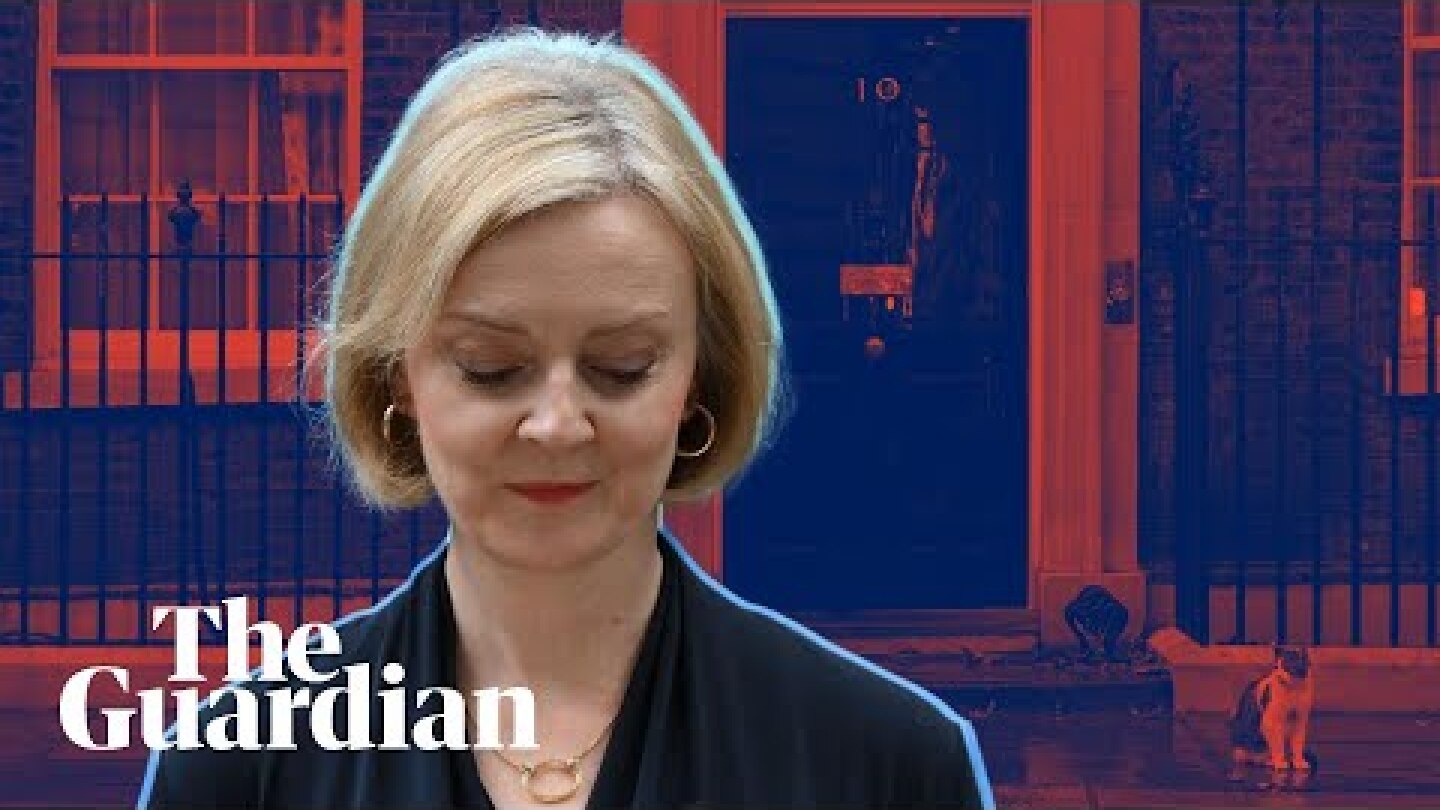 Liz Truss, lettuce and a lectern: 25 hours of chaos in three minutes