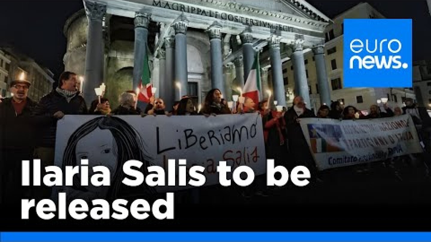 Italian activist Ilaria Salis to be released following her election as an MEP | euronews 🇬🇧
