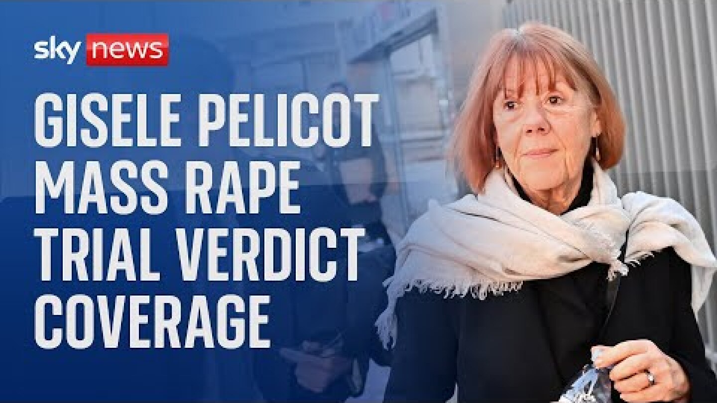 Gisele Pelicot mass rape trial verdict coverage