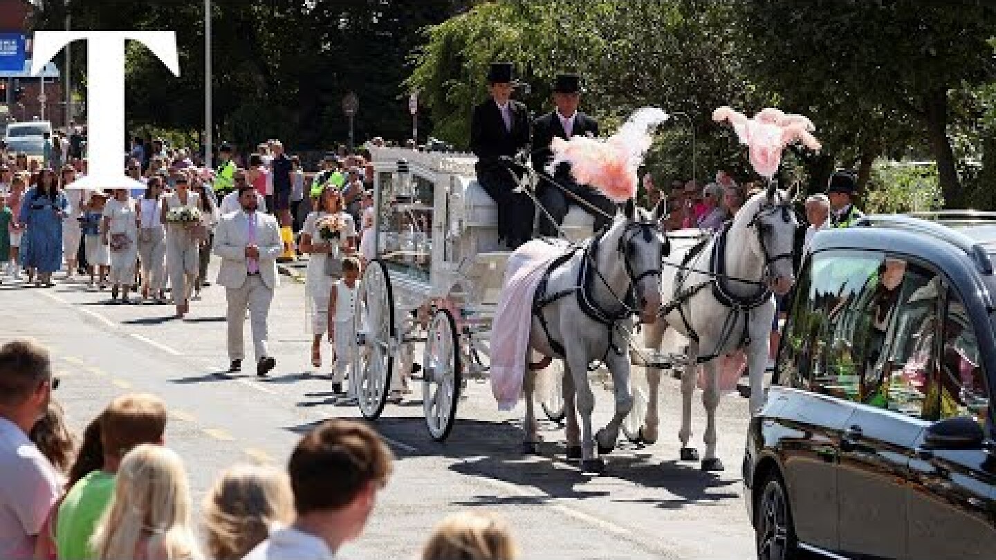 Hundreds gather for funeral of Southport stabbing victim