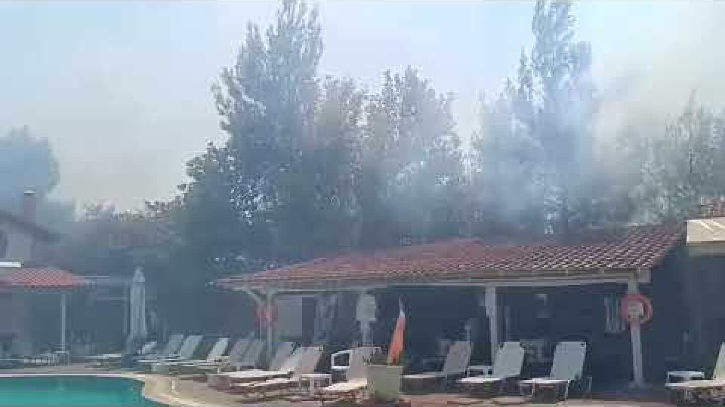 Thestival.gr Σε ξενοδοχείο η φωτιά στο Τρίλοφο Θεσσαλονίκης