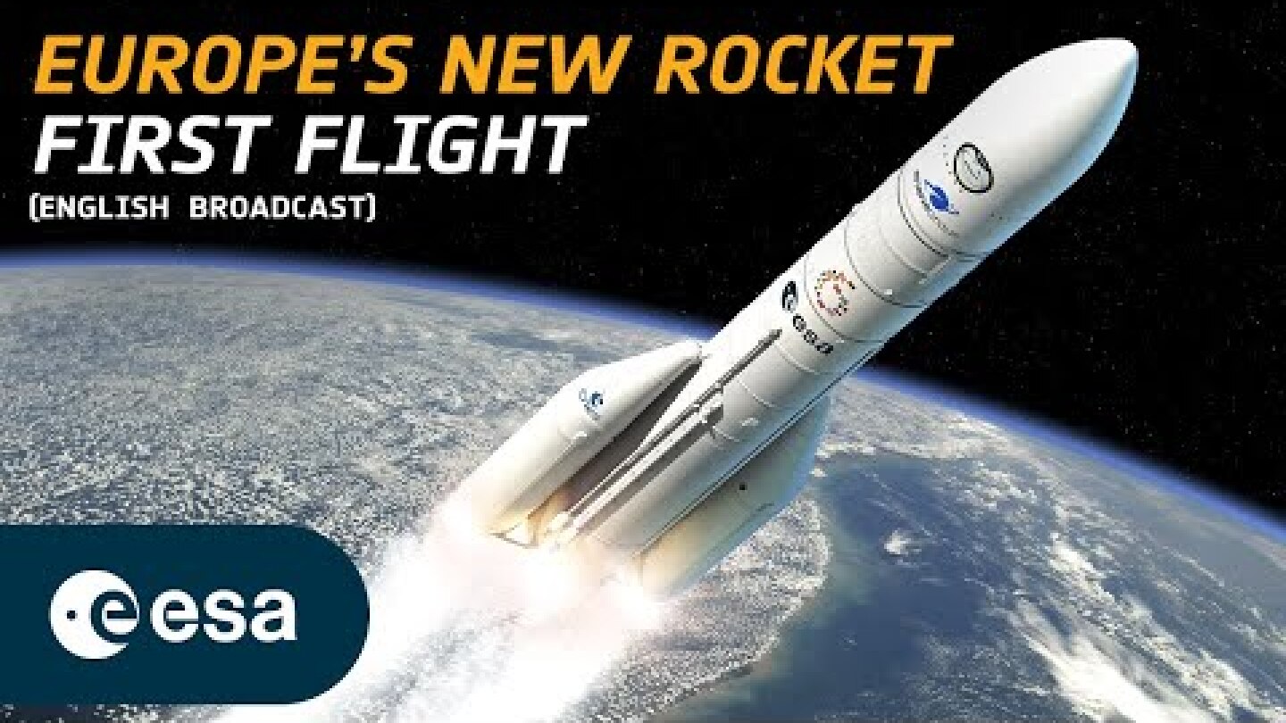 Ariane 6 first flight (Official broadcast)