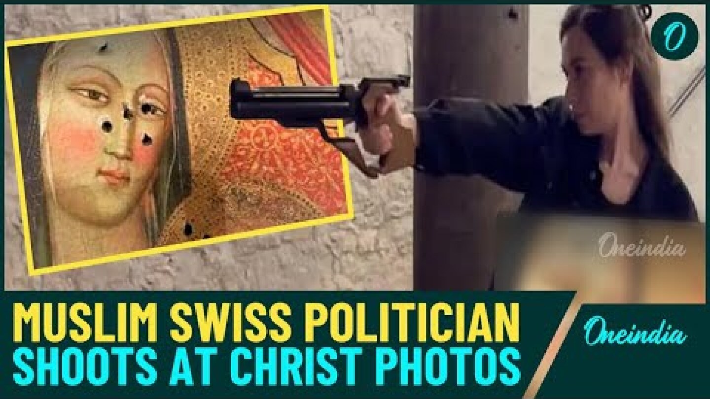 Distressing: Swiss Muslim Woman Uses Jesus Images For Shooting Target Practice| Who Is Sanija Ameti?