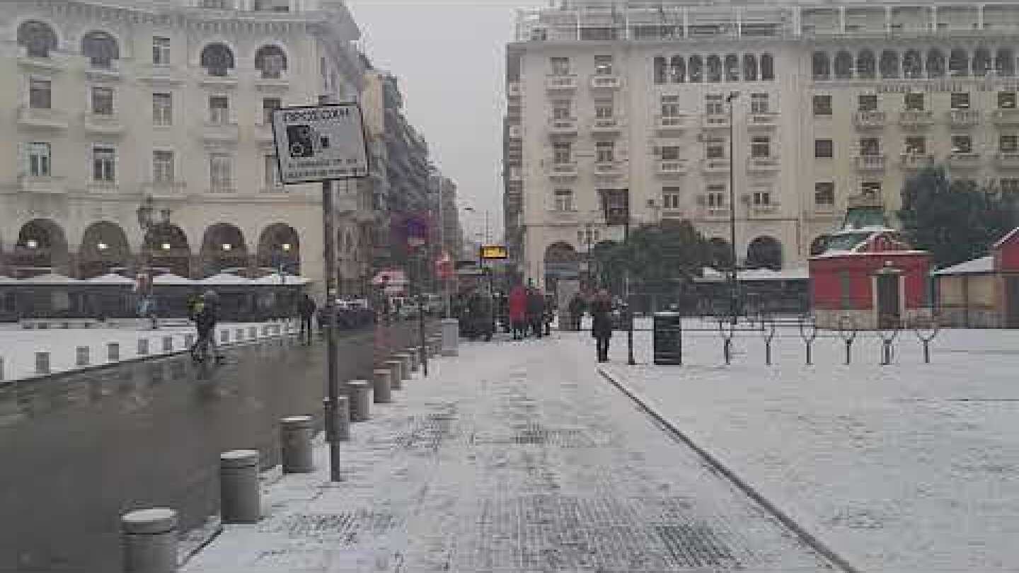 Χιόνι Θεσσαλονίκη