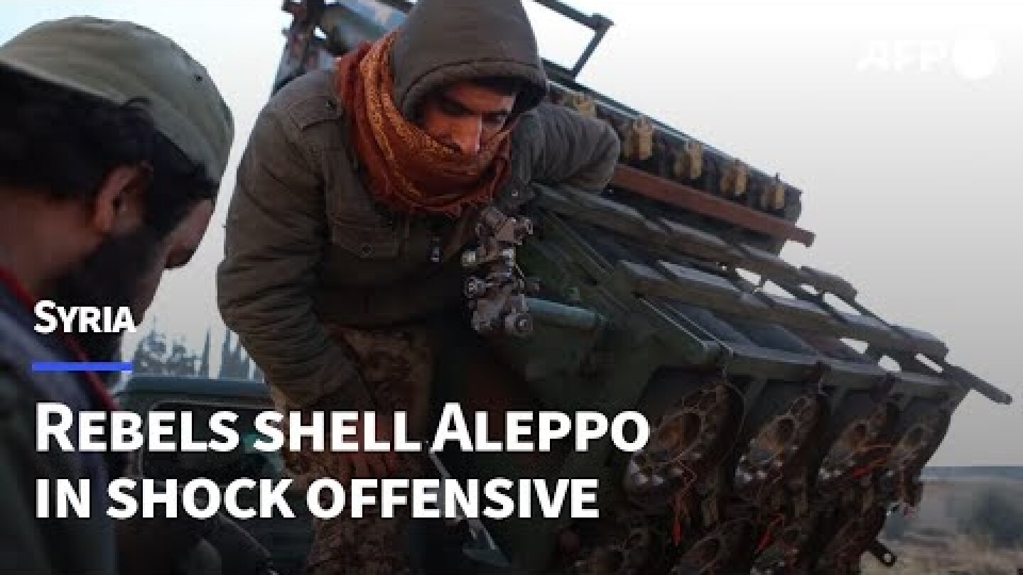 Jihadists, allies shell Syria's government-held Aleppo city in shock offensive | AFP