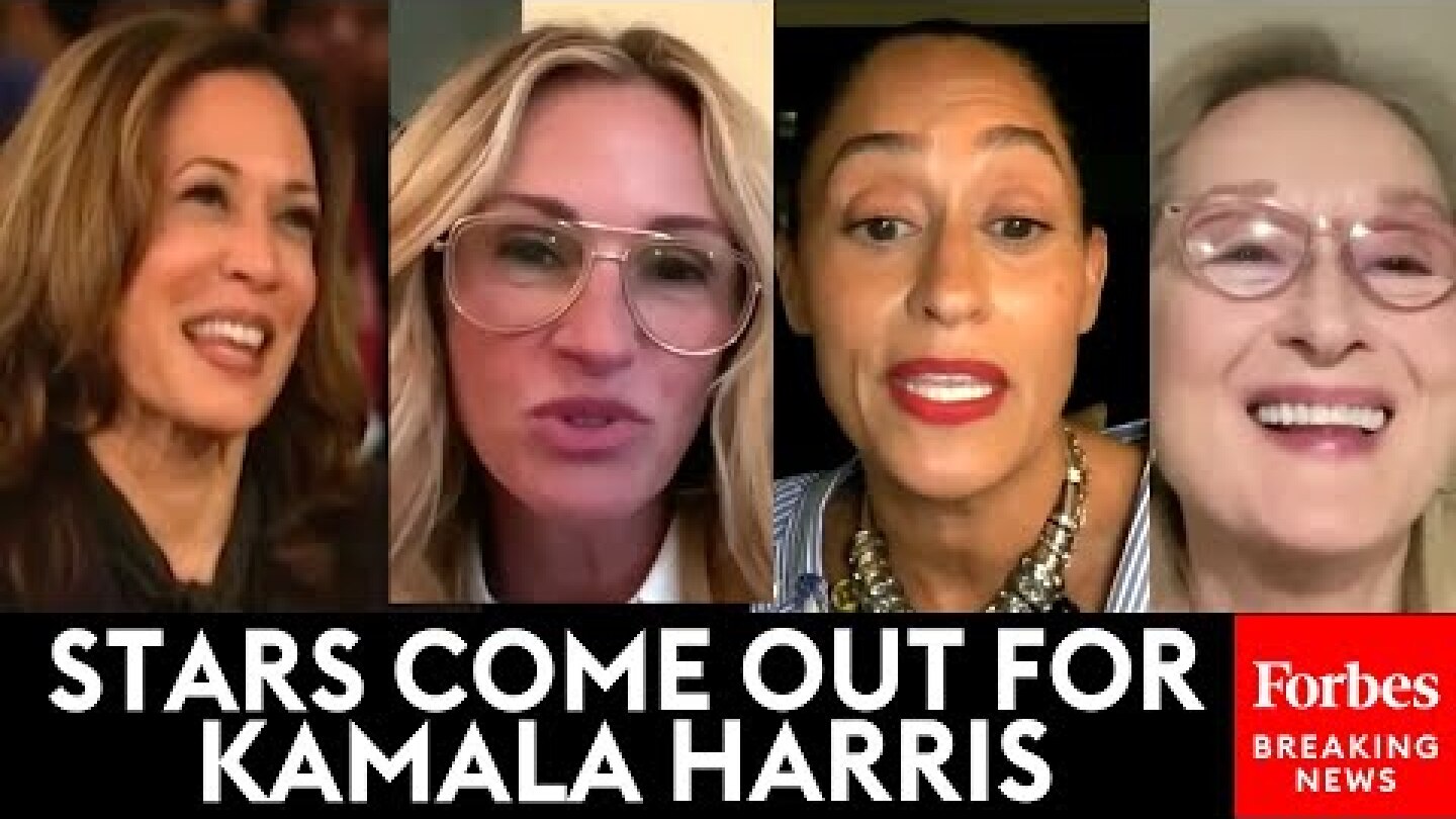 Julia Roberts, Tracee Ellis Ross, And Meryl Streep Praise Kamala Harris At Oprah Winfrey Town Hall