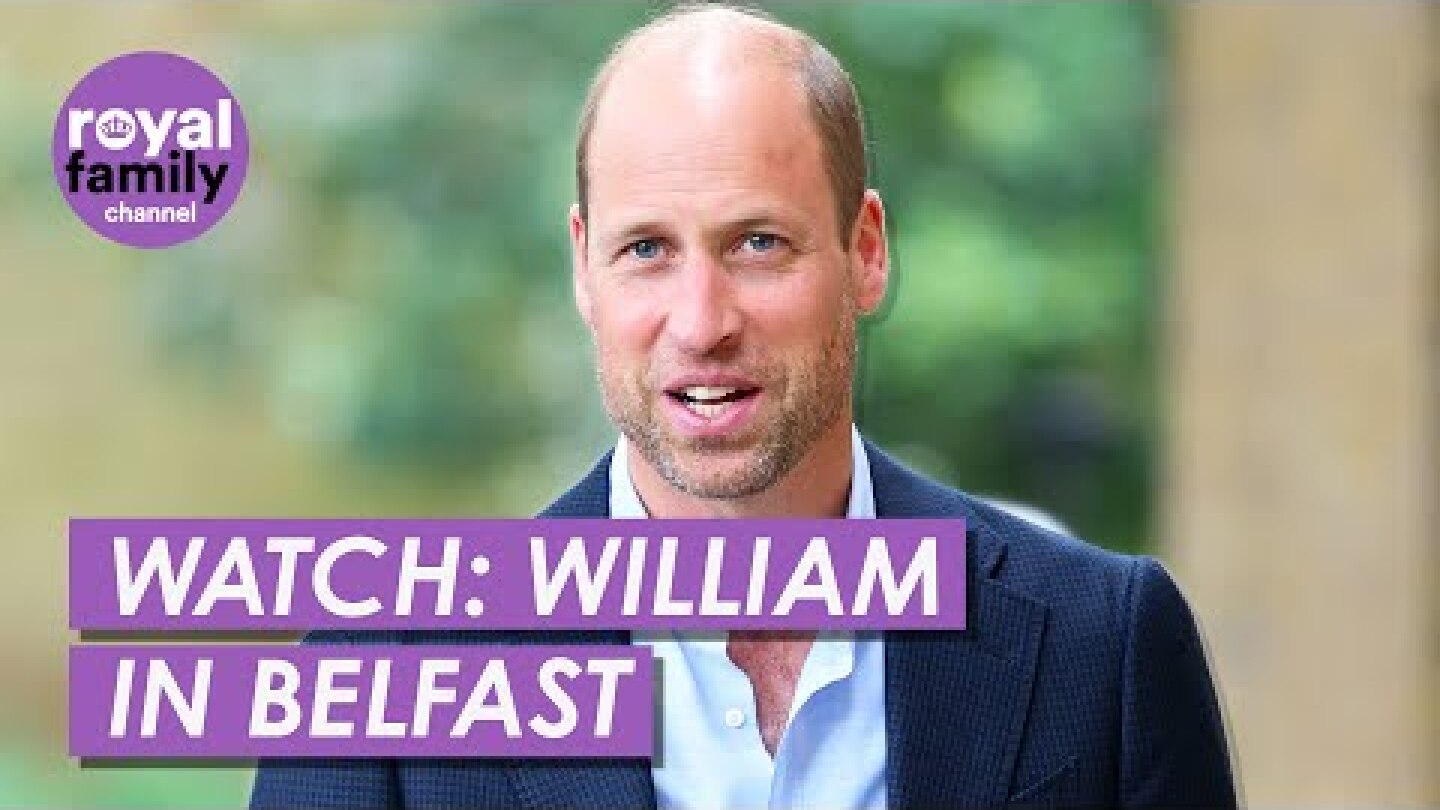 WATCH: Prince William Visits Ulster University in Northern Ireland