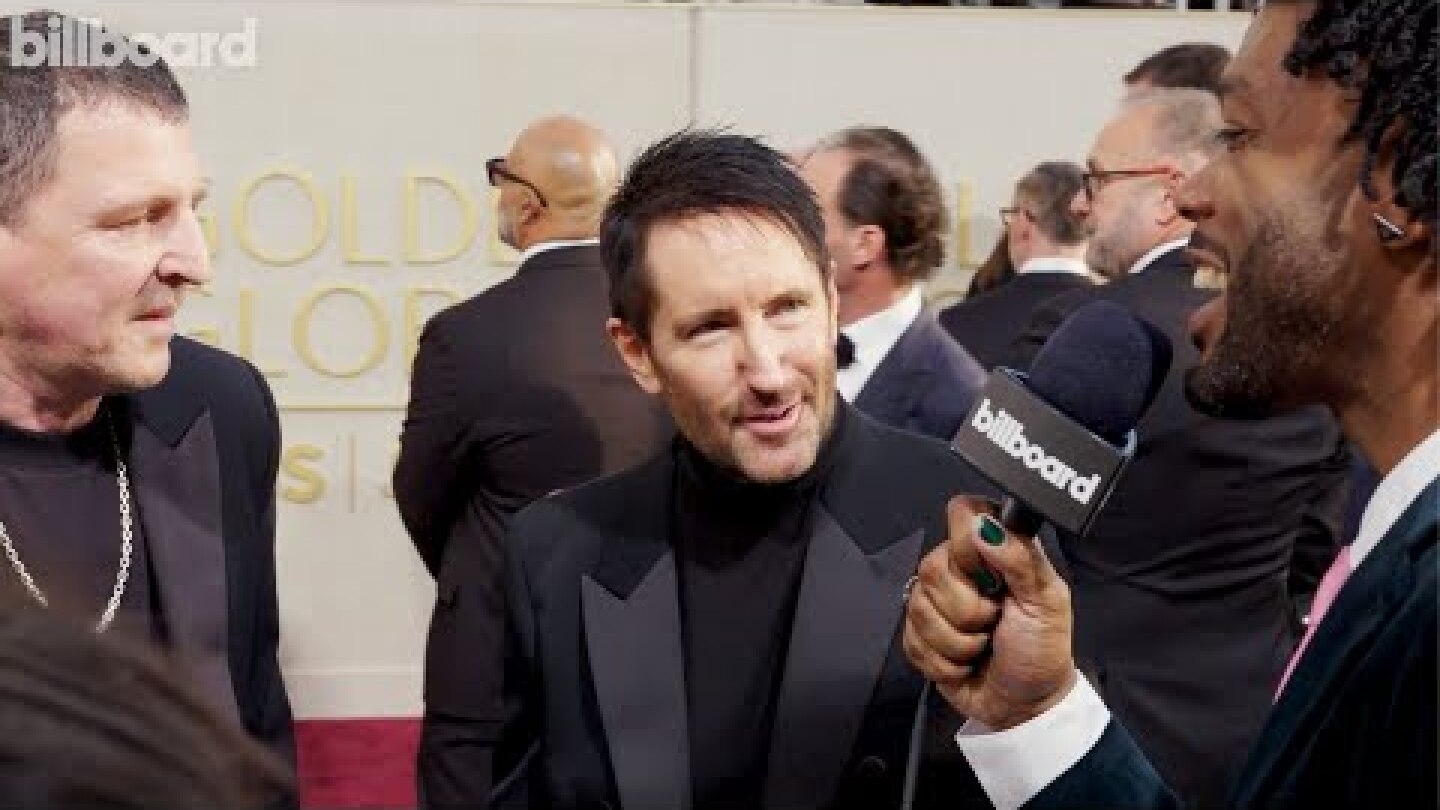 Trent Reznor & Atticus Ross On Making the Music For 'Challengers' & More | Golden Globes 2025