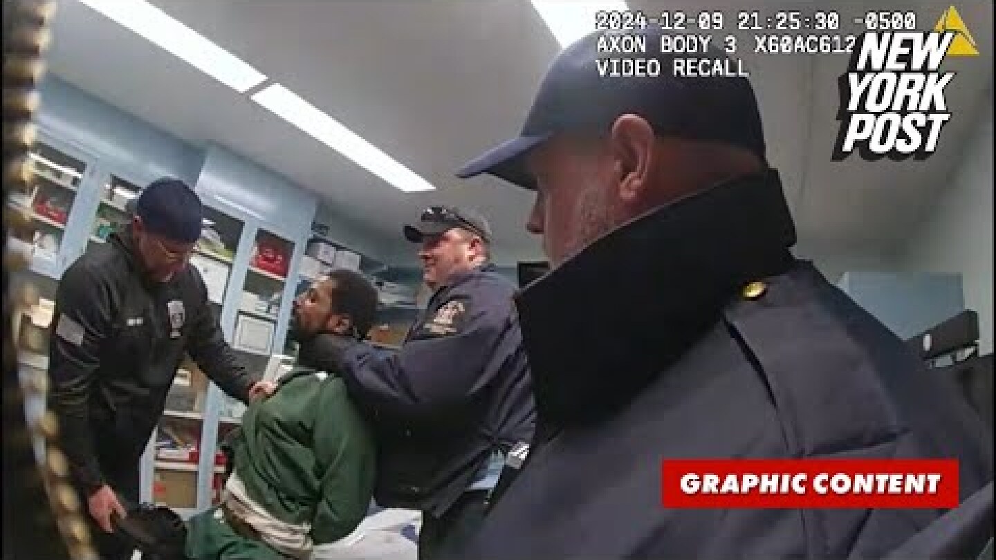 Body cam footage shows NY prison guards brutally beating handcuffed inmate, leading to his death