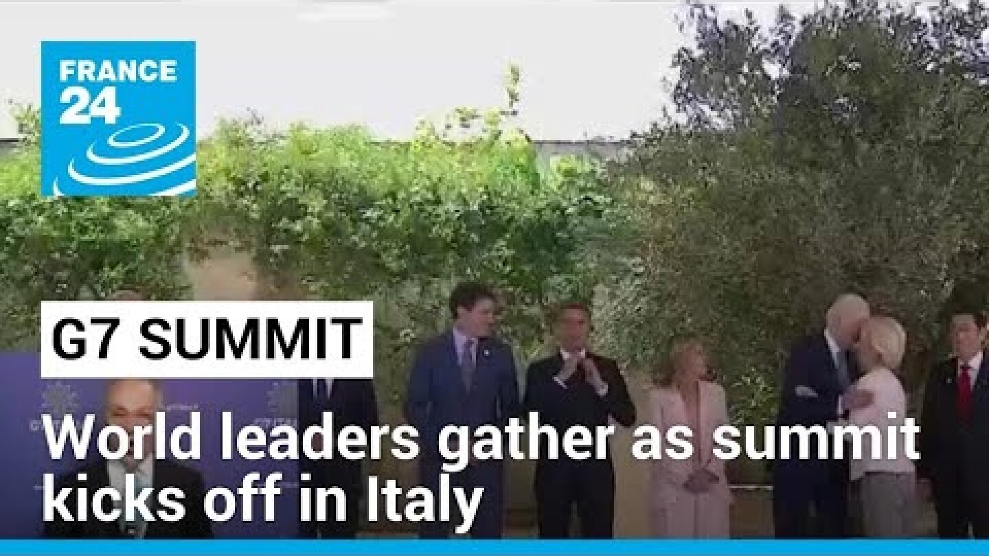 World leaders gather as G7 summit kicks off in Italy • FRANCE 24 English