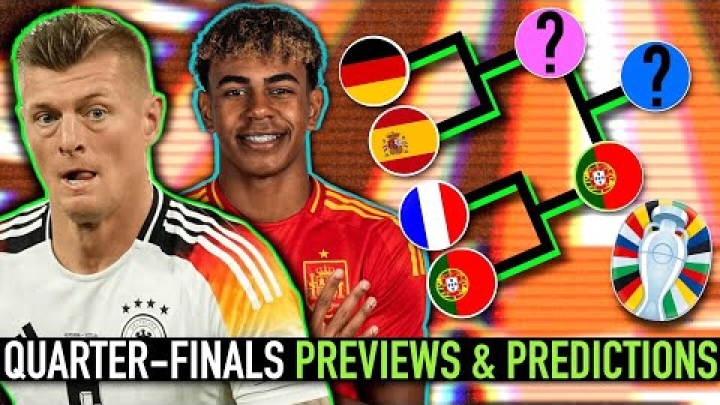EURO 2024 Quarter-Finals PREDICTIONS & Preview: THE FINAL 8!
