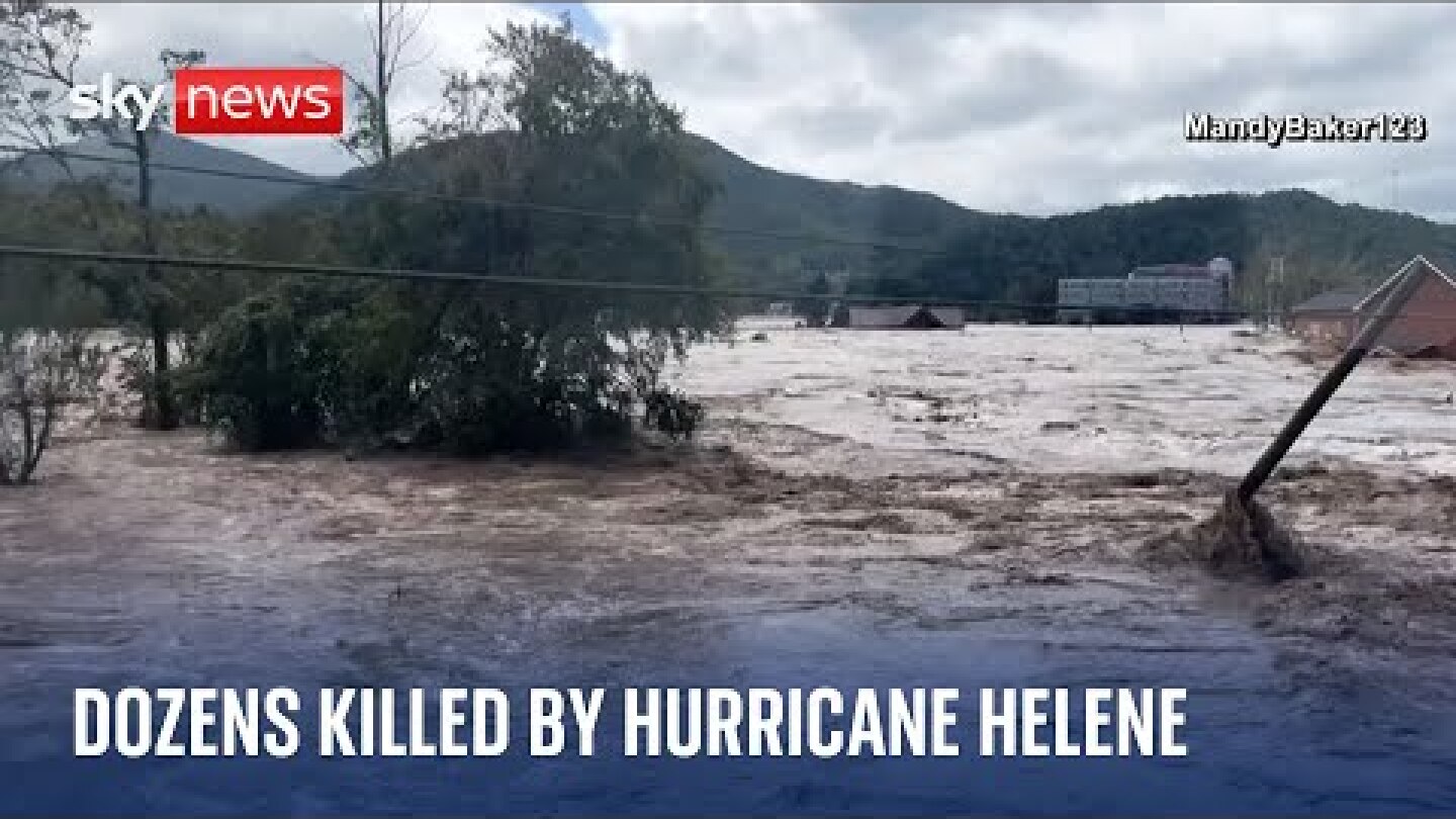 Hurricane Helene kills at least 52 as dozens rescued from Tennessee hospital roof